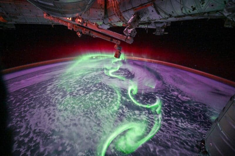 Sophie Adenot captures spectacular aurora from the International Space Station