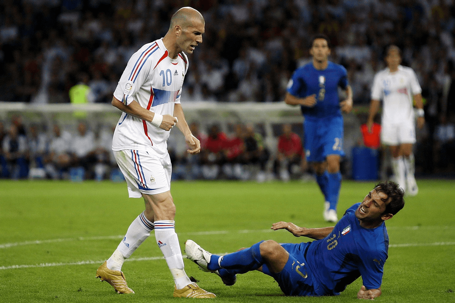 One photographer captured Zidane’s infamous World Cup headbutt in Berlin