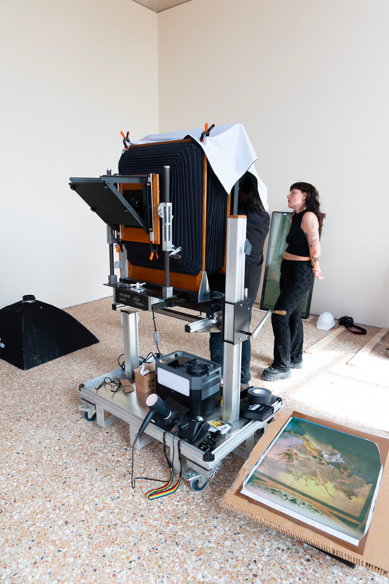 Polaroid's giant 20x24 camera hits the road on world tour