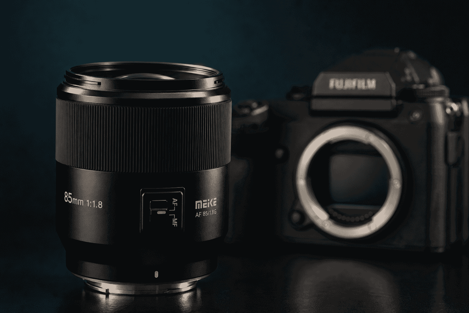 Meike teases AF 85mm f/1.8 lens for Fujifilm GFX mount