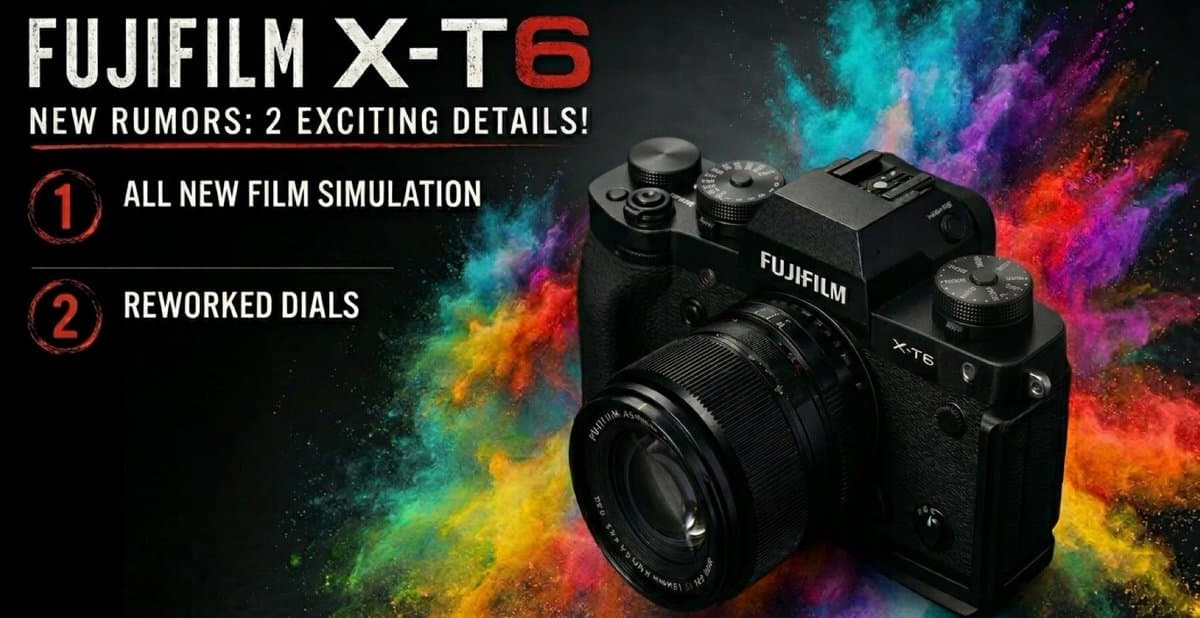 Fujifilm X-T6 rumored to add new Film Simulation mode and redesigned dials