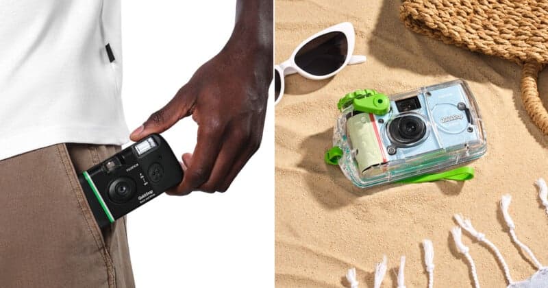 Fujifilm adds first black-and-white disposable camera to QuickSnap line
