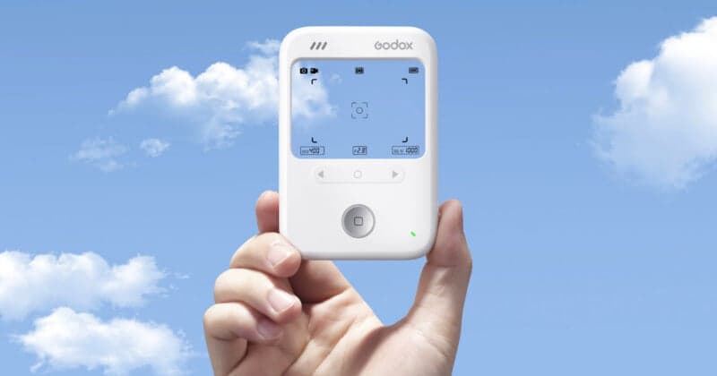 Godox C100 is a tiny screenless camera with transparent display